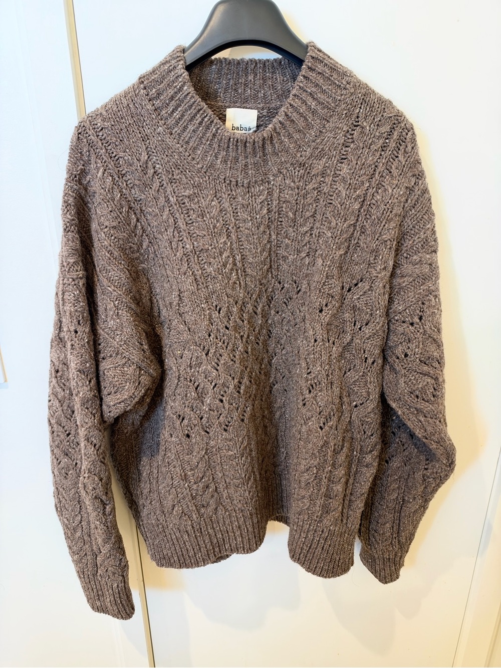 Babaa Cableknit Sweater jumper no53 oak